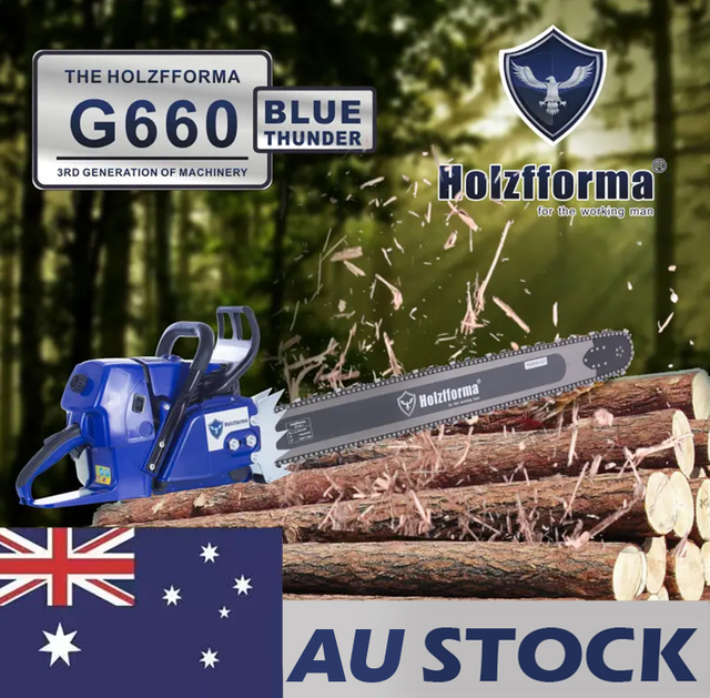 AU STOCK only to AU ADDRESS - Holzfforma® 92CC Blue Thunder G660 MS660 066 Gasoline Chain Saw Power Head Without Guide Bar and Chain 2-4 Days Delivery Time Fast Shipping For AU Customers Only