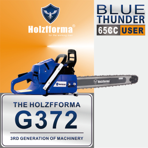 65cc Holzfforma® Blue Thunder G372 Gasoline Chain Saw Power Head Without Guide Bar and Chain Top Quality By Farmertec All Parts Are For Husqvarna 365 Chainsaw