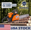 US STOCK -31.8cc Holzfforma® G180 Gasoline Chain Saw Power Head Orange Color Only Without Guide Bar and Saw Chain All Parts Are For MS180 018 Chainsaw 2-4 Days Delivery Time Fast Shipping 