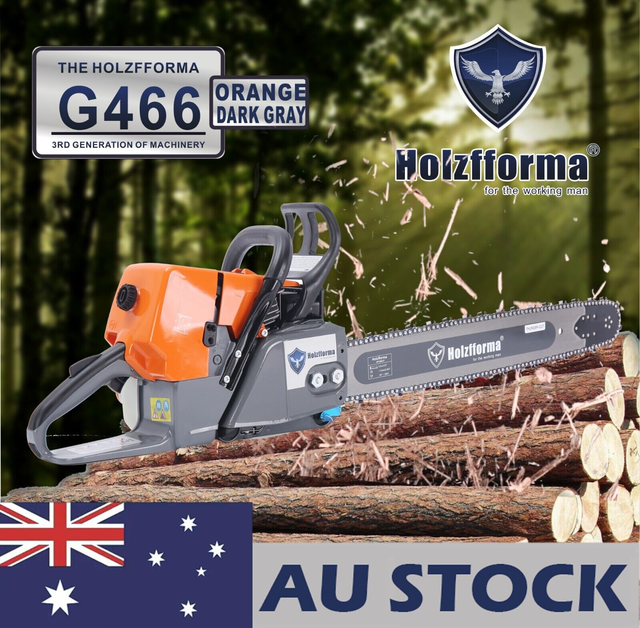 AU STOCK - 76.5cc Holzfforma® G466 Gasoline Chain Saw Power Head Without Guide Bar & Chain 2-4 Days Delivery Time Fast Shipping For AU Customers Only