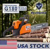US STOCK -31.8cc Holzfforma® G180 Gasoline Chain Saw Power Head Orange Color Only Without Guide Bar and Saw Chain All Parts Are For MS180 018 Chainsaw 2-4 Days Delivery Time Fast Shipping 