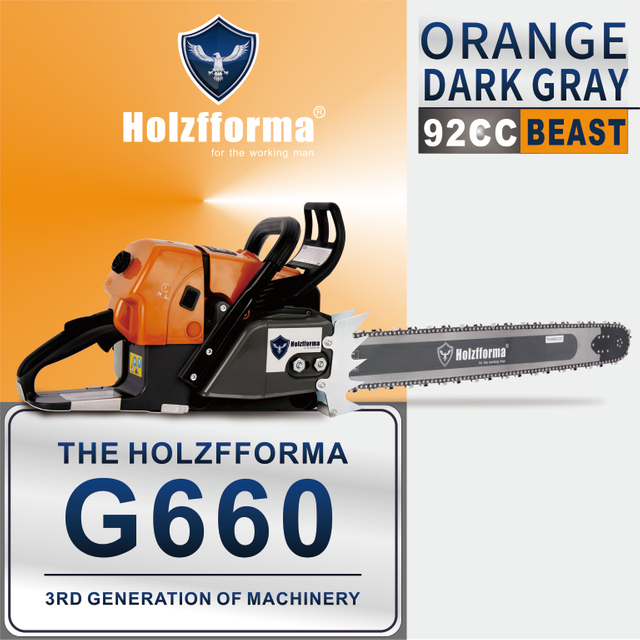 92cc Holzfforma® G660 Gasoline Chain Saw Power Head Without Guide Bar and Chain Top Quality By Farmertec All parts are For MS660 066 Chainsaw