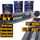 Holzfforma 56Inch 3/8" .063"(1.6mm) 168 Drive Links Solid Guide Bar Full Chisel Saw Chain & Skip Chain & Ripping Chain Combo For ST MS660 MS661 MS650 066 064 Chainsaw
