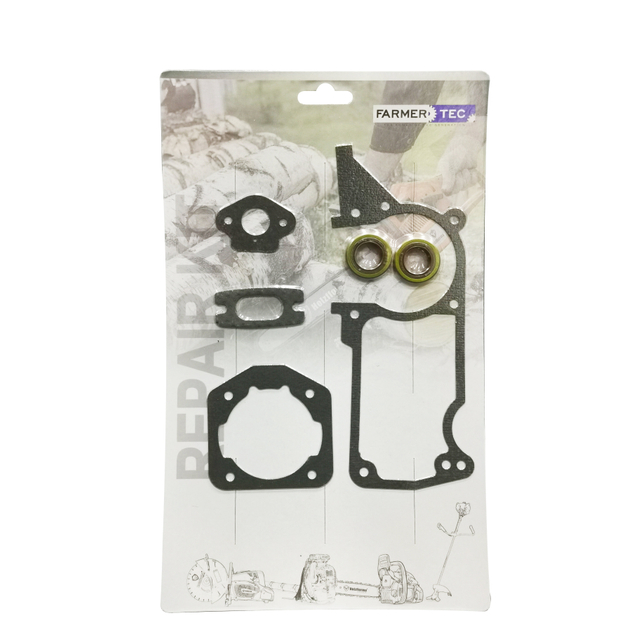 Set Of Gaskets Crankcase Cylinder Muffler Gasket Oil Seal For Husqvarna 55 51 Chainsaw Replace OEM 501 76 18-02