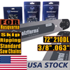 US STOCK -Holzfforma 72Inch 3/8" .063" 210 Drive Links Solid Guide Bar Full Chisel Saw Skip Ripping Chain Combo For HUS 365 372 385 390 394 395 480 562 570 575 Chainsaw 2-4 Days For US Customers
