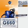 92cc Holzfforma® Blue Thunder G660 Gasoline Chain Saw Power Head Without Guide Bar and Chain Top Quality By Farmertec All parts are For MS660 066 Chainsaw