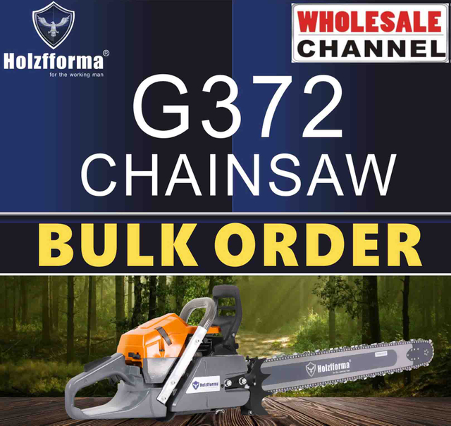10 SAW BULK ORDER(Minimum Order Quantity 10 units) 65cc Holzfforma® G372 Gasoline Chain Saws Power Head Without Guide Bar and Chain Top Quality All parts are For H362 365 372 Chainsaw