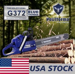 US STOCK - Holzfforma® 65CC Blue Thunder G372 365 Gasoline Chain Saw Power Head Without Guide Bar and Chain 2-4 Days Delivery Time Fast Shipping For US Customers Only