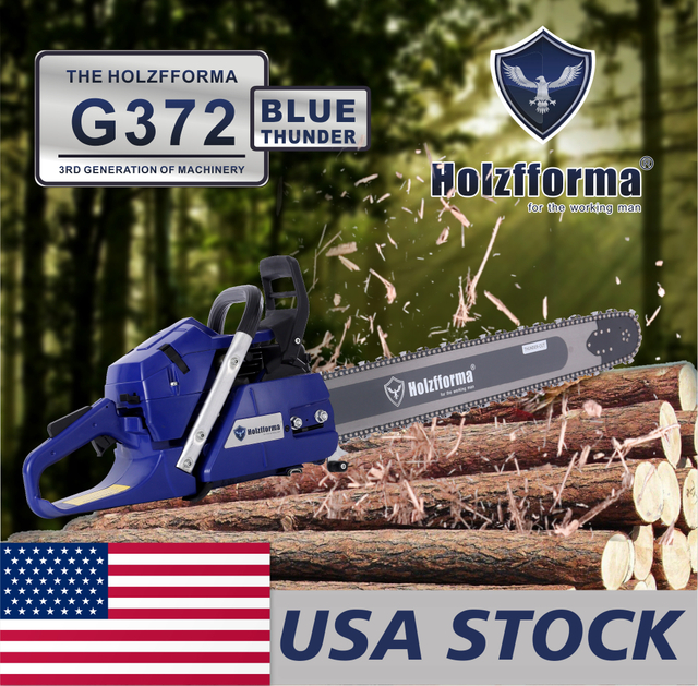US STOCK - Holzfforma® 65CC Blue Thunder G372 365 Gasoline Chain Saw Power Head Without Guide Bar and Chain 2-4 Days Delivery Time Fast Shipping For US Customers Only