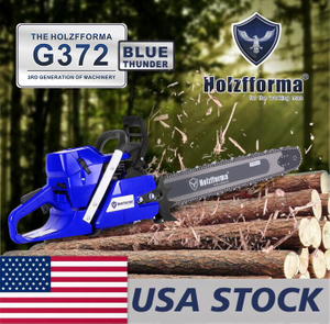 US STOCK - 71cc Holzfforma® G372 Gasoline Chain Saw Power Head 50mm Bore Without Guide Bar and Chain Top Quality By Farmertec All Parts Are For Husqvarna 372XP Chainsaw 2-4 Days Delivery Time Fast Shipping For US Customers Only