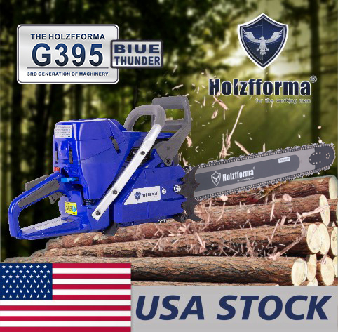 US STOCK - 93.6cc Holzfforma® G395 Gasoline Chain Saw Power Head 56mm Bore Without Guide Bar and Chain Top Quality By Farmertec All parts are For Husqvarna 394 395 394XP 395XP Chainsaw 2-4 Days Delivery Time Fast Shipping For US Customers Only