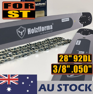 AU STOCK only to AU ADDRESS - Holzfforma® 28inch 3/8 .050 92DL Bar & Full Chisel Saw Chain Combo For Stihl Chainsaw MS360 MS361 MS362 MS380 MS390 MS440 MS441 MS460 MS461 MS660 MS661 MS650 2-4 Days Delivery Time Fast Shipping For AU Customers Only