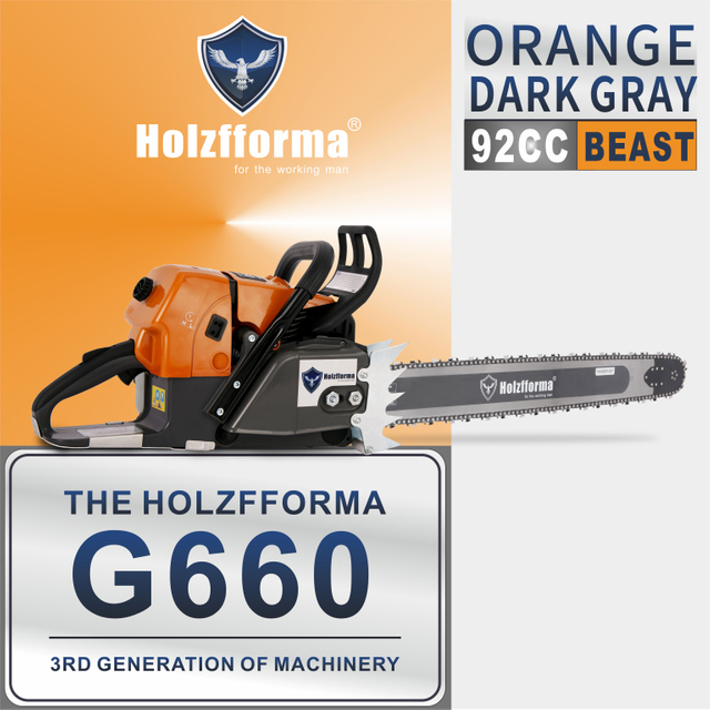 92cc Holzfforma® G660 Gasoline Chain Saw Power Head Without Guide Bar and Chain Top Quality By Farmertec All parts are For MS660 066 Chainsaw