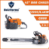 122cc 6.4kw G888 Gas Power Head Chainsaw With 404
