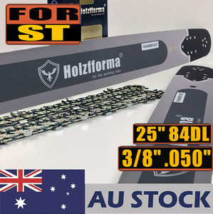 AU STOCK only to AU ADDRESS - Holzfforma® Pro 24 or 25inch 3/8 .050 84DL Guide Bar & Full Chisel Saw Chain Combo For Stihl Chainsaw MS360 MS361 MS362 MS380 MS390 MS440 MS441 MS460 MS461 MS660 MS661 MS650 2-4 Days Delivery Time Fast Shipping For AU Customers Only