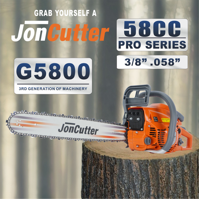 58cc JonCutter Gasoline Chainsaw Power Head Without Saw Chain and Guide Bar