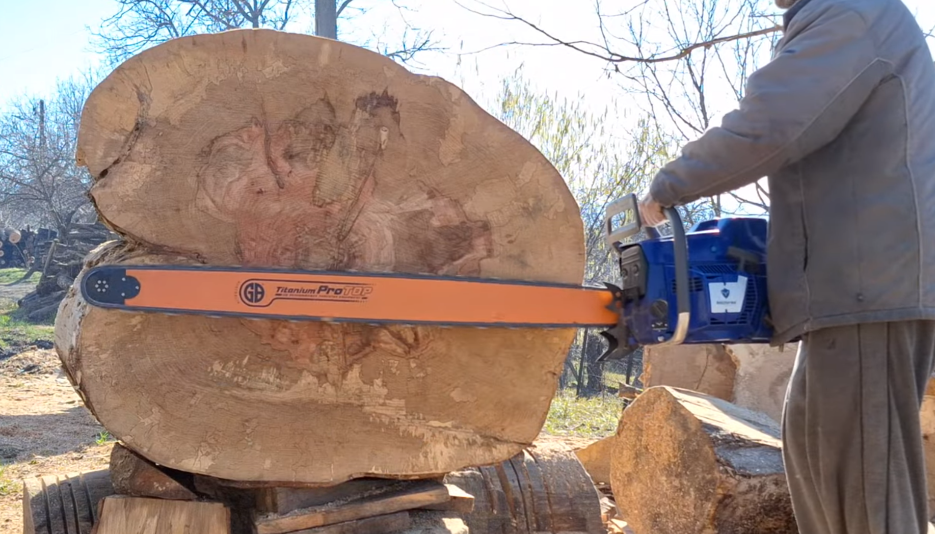  FarmerTec Holzfforma G395xp 105cm, big wood !!! 