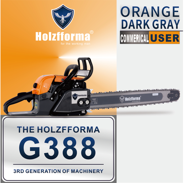 72cc Holzfforma® G388 Gasoline Chain Saw Power Head Only Without Guide Bar and Saw Chain All Parts Are For 038 038 AV 038 MS380 MS381 MAGNUM Chainsaw