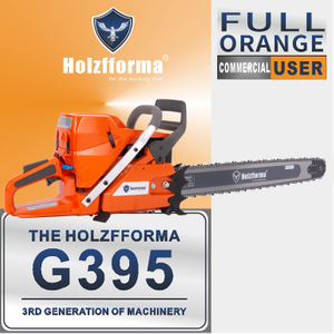 93.6cc Holzfforma® G395 Gasoline Chain Saw Power Head 56mm Bore Without Guide Bar and Chain Top Quality By Farmertec All parts are For Husqvarna 394 395 Chainsaw