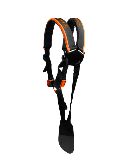 Farmerboss™ Shoulder Strap Harness For Stihl Husqvarna Homelite Echo Shindaiwa Robin Dolmar Solo Mcculloch Tanaka Red Max Sears Brush Cutters / Line Trimmers / Edger Etc.