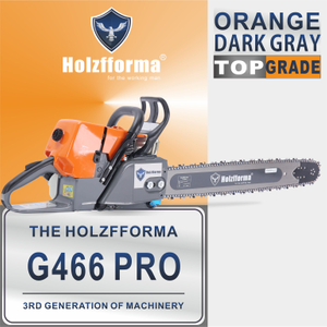 76.5cc Holzfforma® G466PRO Gasoline Chain Saw Power Head Without Guide Bar and Chain With Hyway Cylinder Walbro Carburetor