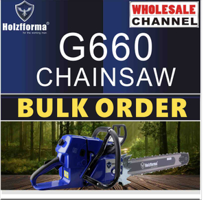10 SAW BULK ORDER(Minimum Order Quantity 10 units) 92cc Holzfforma® Blue Thunder G660 Gasoline Chain Saws Power Head Without Guide Bar and Chain Top Quality By Farmertec All parts are For MS660 066 Chainsaw