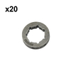 Holzfforma 20PCS Sprocket Rim 3/8"-7T For HUS ST Chainsaw #503 93 24-71,0000 642 1223