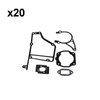 Holzfforma 20PCS Gasket Set For ST TS400 Concrete Cut Off Saw #4223 141 0300