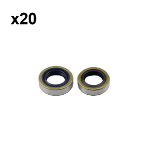 Holzfforma 20PCS FarmerBoss™ Oil Seal Set(fluororubber) 15x26x7，15x24x7 For ST TS410 Concrete Cut Off Saw #9630 951 1696,9640 003 1570
