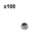 Bulk 100 pcs M5 Hex Lock Nut (For Tightening Bumper Spike) Nylon 5mm Marine Grade Stainless Steel Replace #9214 320 0700
