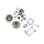 Drum Needle Cage Oil Seal Set Crankshaft Grooved Ball Bearing Full Gasket Kit Piston Needle Cage Clutch 3/8"-7 Chain Sprocket Replacement Spare Parts For Stihl MS361 Chainsaw