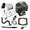 Cylinder Piston Kit Fuel Hose Filter Gaskets Impulse Line Intake Manifold Spark Plug Piston Needle Cage For Stihl MS660 066 Chainsaw