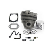 Cylinder Piston Kit with bore 47mm Cylinder Gasket Muffler Gasket Fuel Line Fuel Filter Oil Hose Oil Filter L7TC Spark Plug Decompression Valve For Stihl MS361 Chainsaw