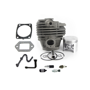 Cylinder Piston Kit with bore 47mm Cylinder Gasket Muffler Gasket Fuel Line Fuel Filter Oil Hose Oil Filter L7TC Spark Plug Decompression Valve For Stihl MS361 Chainsaw