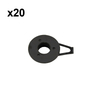 Holzfforma 20PCS Worm Gear For HUS 362 365 371 372 Chainsaw #503 75 61-02