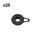 Holzfforma 20PCS Worm Gear For HUS 362 365 371 372 Chainsaw #503 75 61-02