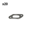 Holzfforma 20PCS Muffler Gasket For HUS 357 359 Chainsaw #503 91 66-01
