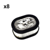 Holzfforma 8PCS Air Filter For ST MS660 066 Chainsaw #0000 120 1653