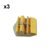 Holzfforma 3PCS Air Filter For HUS 445 450 Chainsaw #544 08 08-03