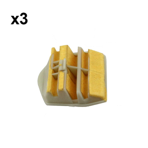 Holzfforma 3PCS Air Filter For HUS 445 450 Chainsaw #544 08 08-03