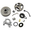 Parts Kit for HUS365 3/8"-7 Clutch Drum Sprocket Clutch Oil Pump Worm Gear Level Connecting Rod Sleeve Oil Pipe Filter Clutch Needle Bearing Circlip For Hus362 365 371 372 Chainsaw