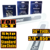 Holzfforma® Pro 36inch 3/8 .050 114DL Solid Guide Bar & Standard Chain & Ripping Chain & Skip Chain Combo For Stihl MS360 MS361 MS362 MS380 MS390 MS440 MS441 MS460 MS461 MS660 MS661 MS650 Chainsaw