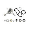 FarmerBoss™ Crankshaft 6202x8 Grooved Ball Bearing Piston Needle Cage Crankcase Gasket Cylinder Gasket Muffler Gasket E-clip 8x1.3 Washer For MS260 MS240 026 024 Chainsaw Spare Parts 