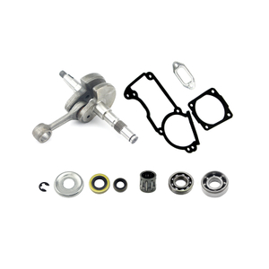 FarmerBoss™ Crankshaft 6202x8 Grooved Ball Bearing Piston Needle Cage Crankcase Gasket Cylinder Gasket Muffler Gasket E-clip 8x1.3 Washer For MS260 MS240 026 024 Chainsaw Spare Parts 