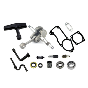 Crankshaft Crankcase Muffler Carburetor Gaskets Fuel Hose With Fuel Flter Oil Hose With Oil Filter Oil Seal Grooved Ball Bearing Piston Needle Cage For MS260 MS240 026 024