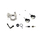 Oil Pump Worm And Carrier Oil Line Oil Filter Fuel Cap Oil Cap For MS260 MS240 026 024 Chainsaw Spare Parts