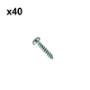 Bulk 40Pcs Pan Head Self-Tapping Screw IS P4*19 For MS880 088 Chainsaw OEM# 9074 478 3076