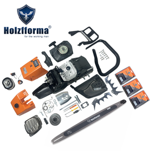 Holzfforma 122CC G888 Gasoline Chain Saw Power Head With 56inch Three Chains And Bar Already Tested All parts are For MS880 088 Chainsaw Covers Muffler and Air Filter not Assembled For US Customers