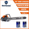 Holzfforma 105CC G070 Chainsaw Power Head With 36"Bar Standard Ripping Skip Chain