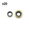 Holzfforma 20PCS FarmerBoss™ Oil Seal Set (Viton Rubber) 15x29.6x4 15x22x4 For ST MS361 Chainsaw #9640 003 1600,9640 003 1560